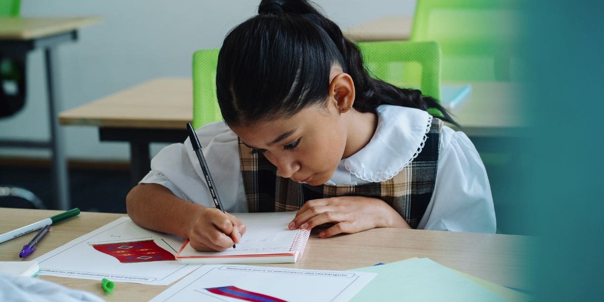 Student hyperfocused on studying