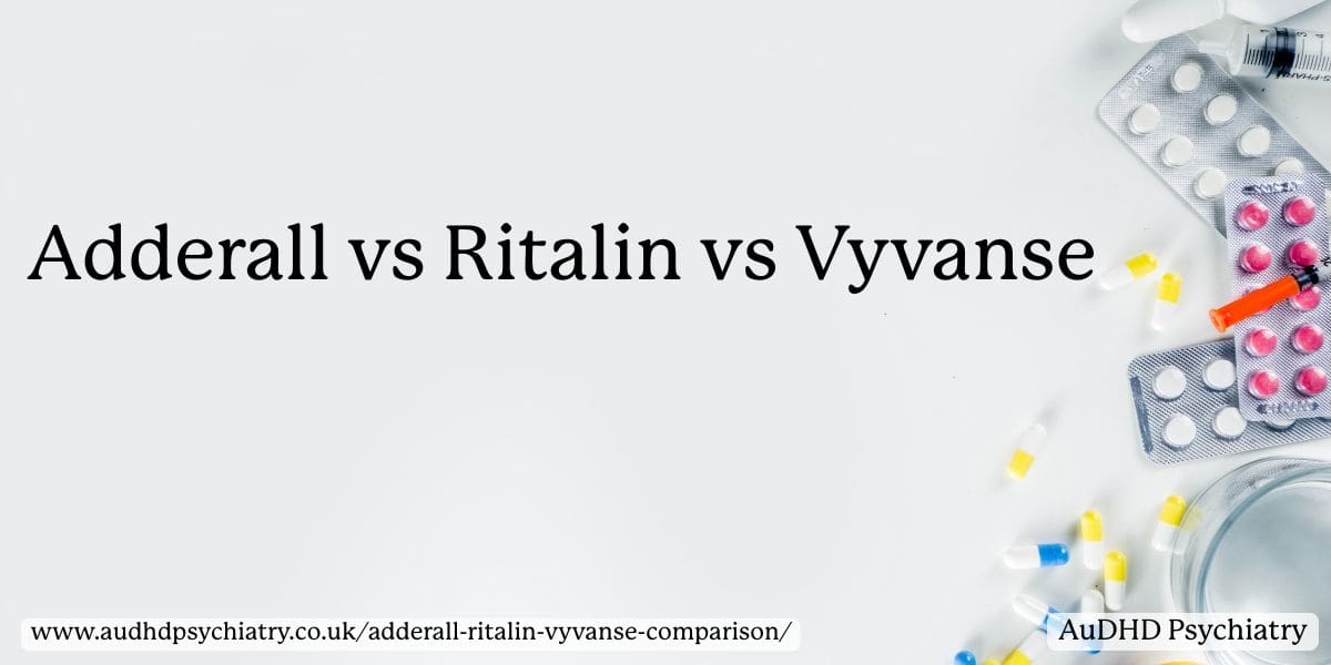 Adderall vs. Ritalin vs. Vyvanse: Comparing ADHD Medications